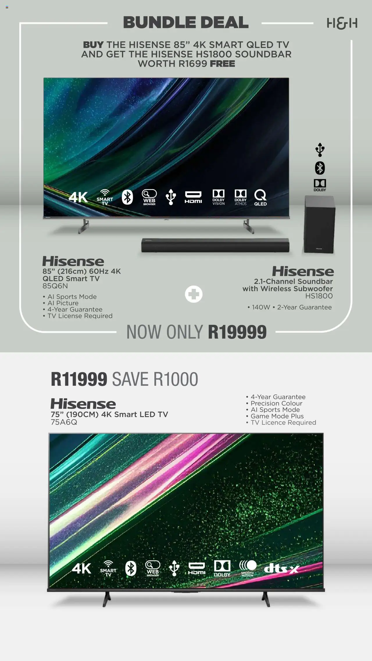 New House and Home catalogue – valid from 15.09.2025 | Page: 27 | Products: TV, Soundbar, Subwoofer