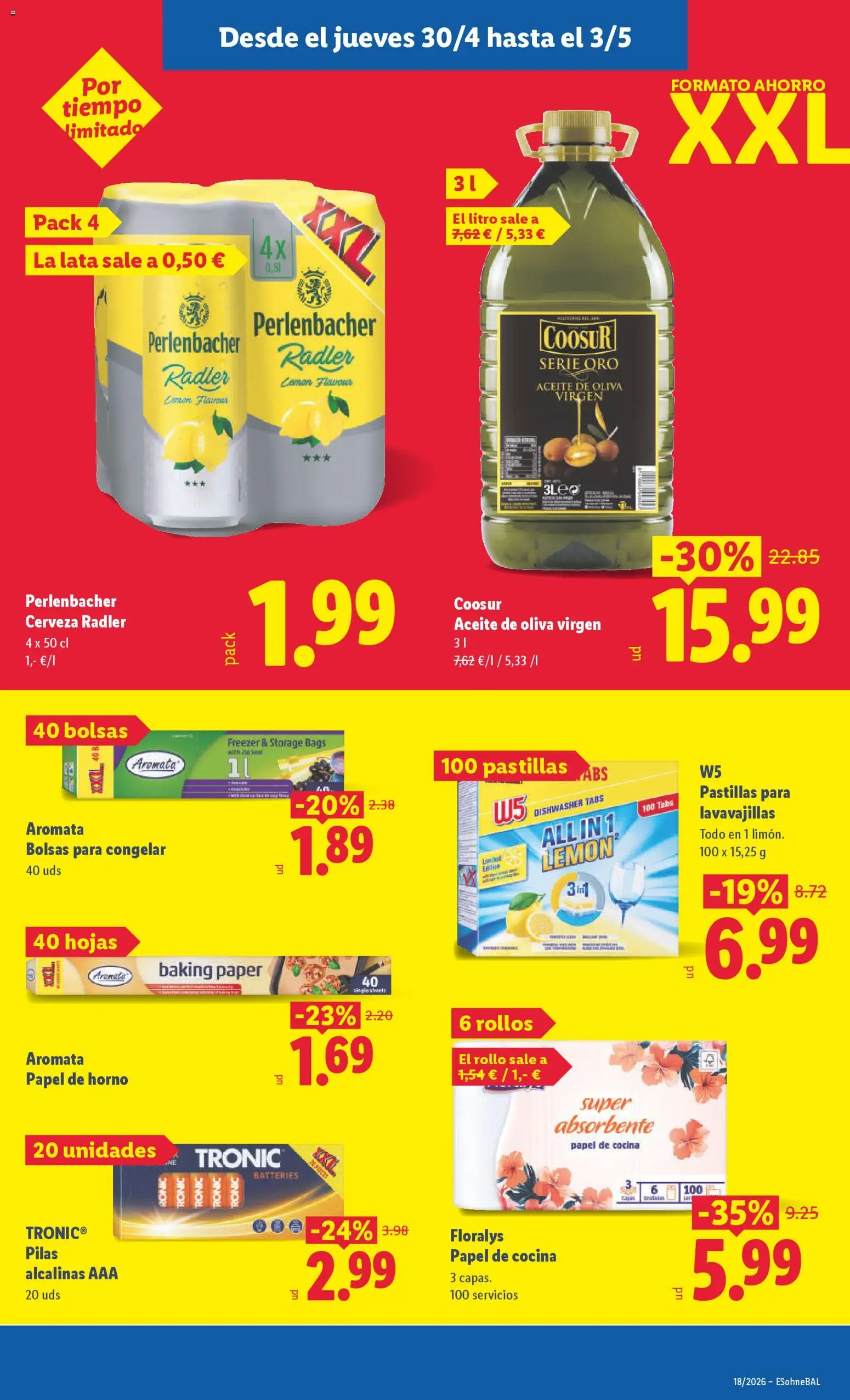 Lidl folleto │ válido desde el 27.04.2026 | Página: 39 | Productos: Aceite, Cerveza, Cocina, Lavavajillas