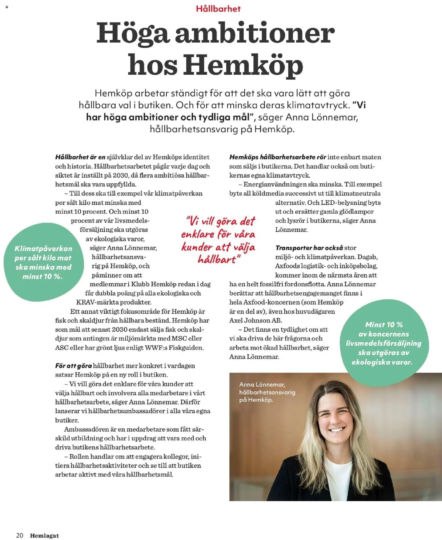 Hemköp reklamblad aktuell från 19.02.2026 | Sida: 20 | Produkter: Salt, Ljus