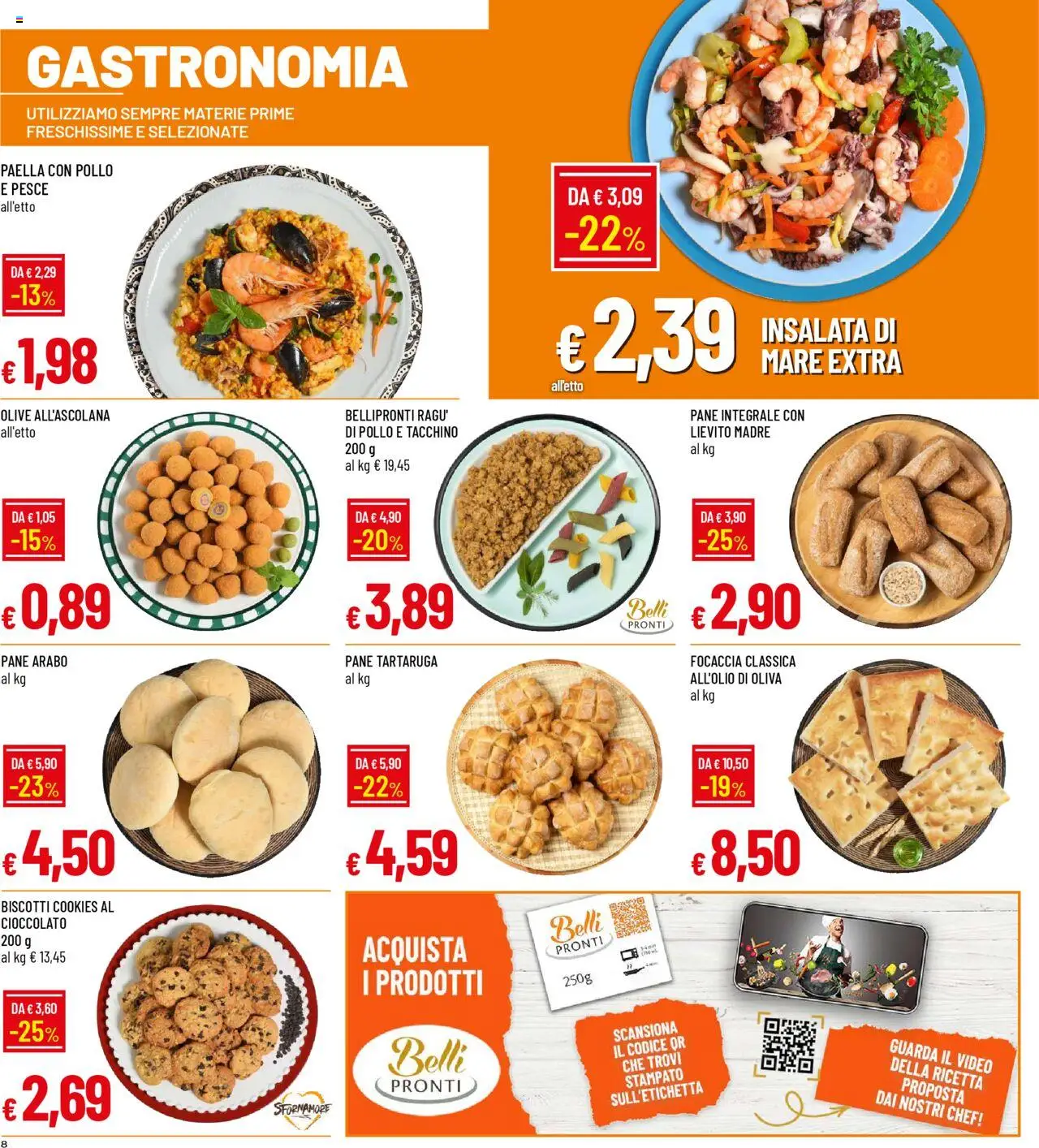 Volantino Galassia del 06.10.2025 | Pagina: 8 | Prodotti: Cioccolato, Pollo, Tacchino, Olive