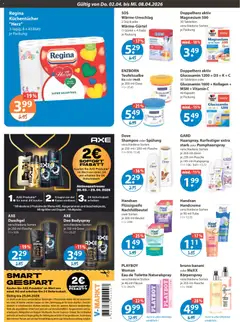V-Markt Angebote ab 02.04.2026 gültig | Seite: 16 | Produkte: Eau de Toilette, Shampoo, Handcreme, Körperspray