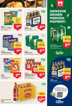 MPREIS Flugblatt ab 19.03.2026 gültig | Seite: 9 | Produkte: Chips, Bier