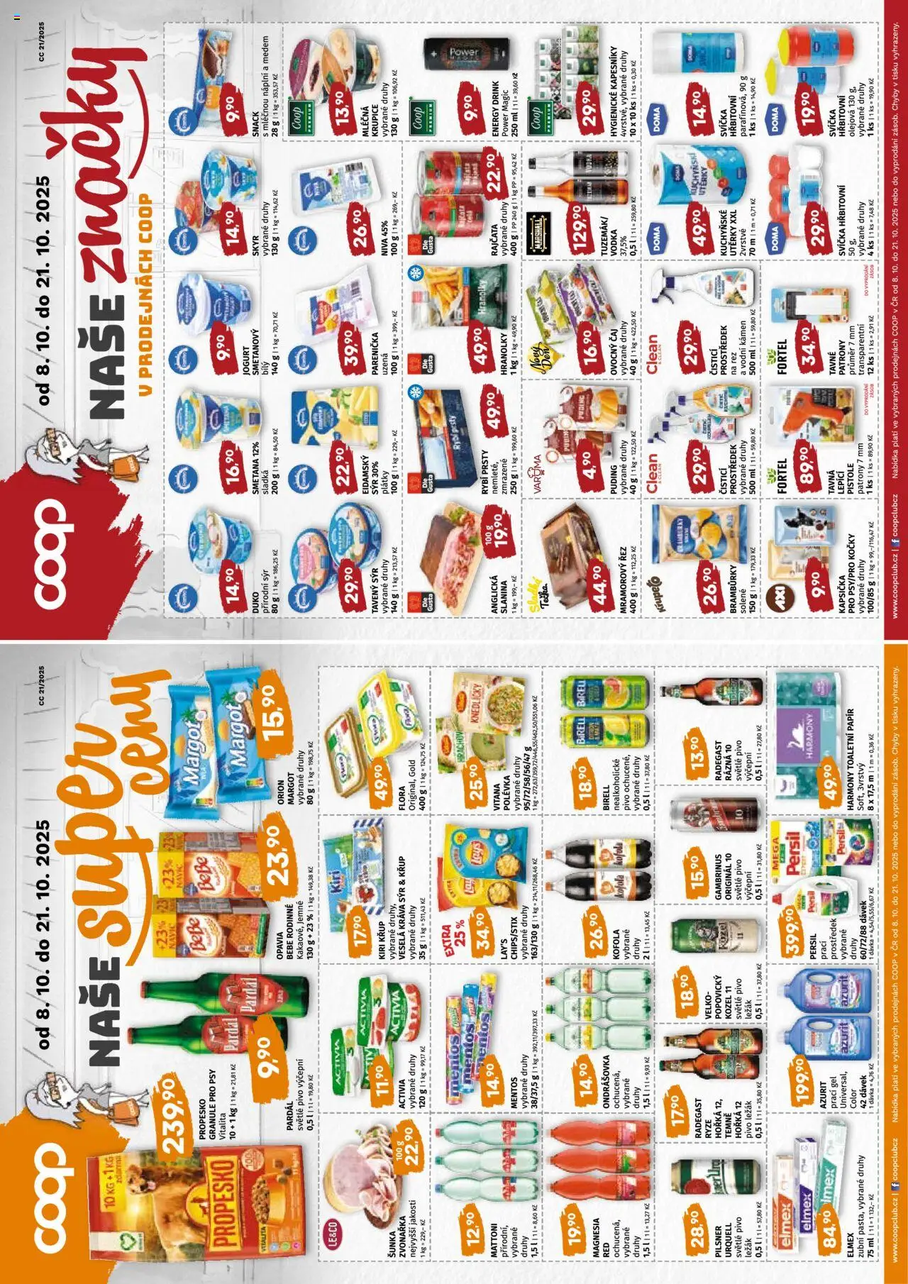 Coop leták - Západočeský region od 08.10.2025 | Strana: 4 | Produkty: Birell, Čaj, Toaletní papír, Magnesia