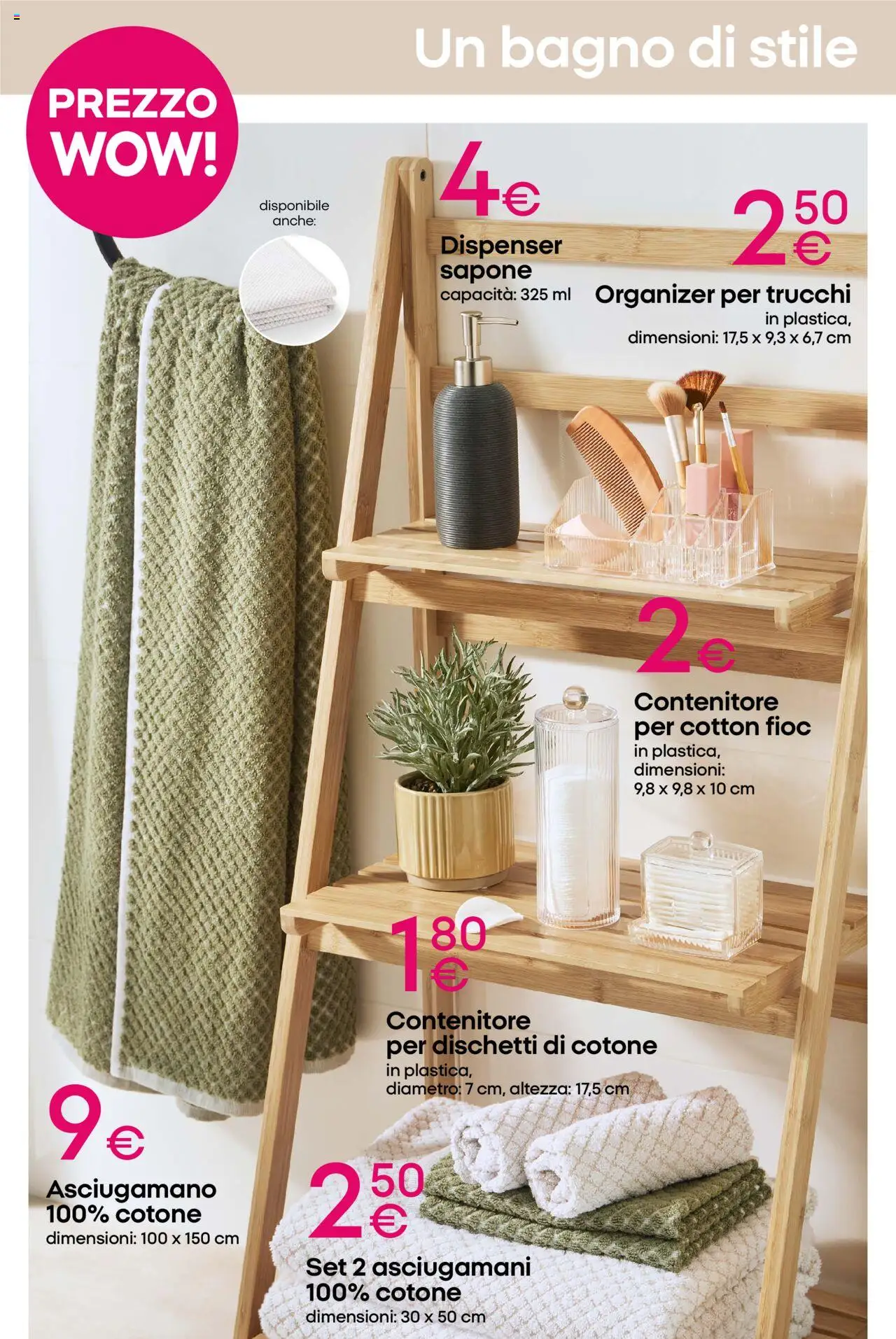 Volantino Pepco del 25.09.2025 | Pagina: 8 | Prodotti: Sapone, Contenitore, Asciugamano, Bagno