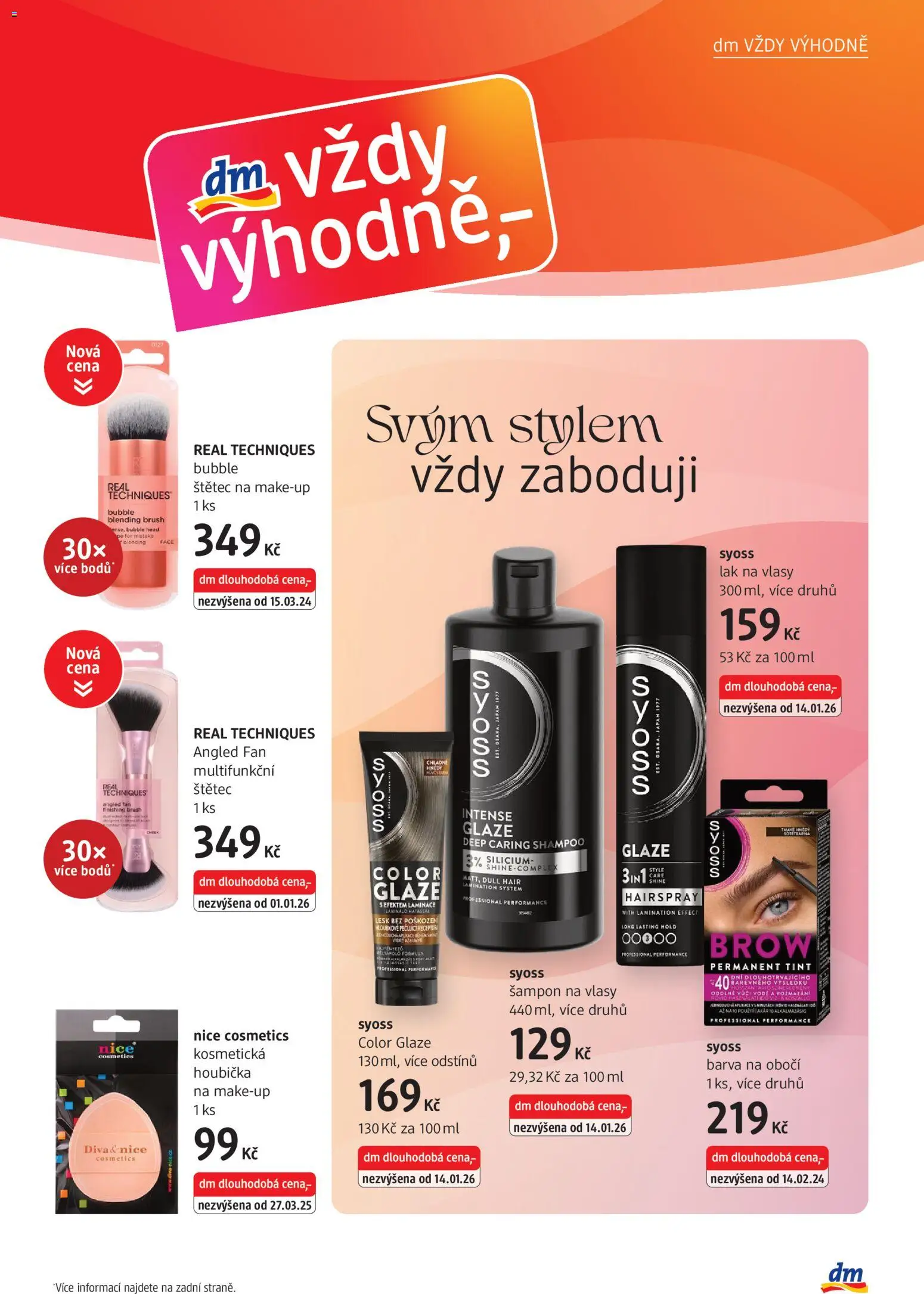 dm drogerie leták od 05.03.2026 | Strana: 17 | Produkty: Houbička, Barva na obočí, Štětec, Šampon