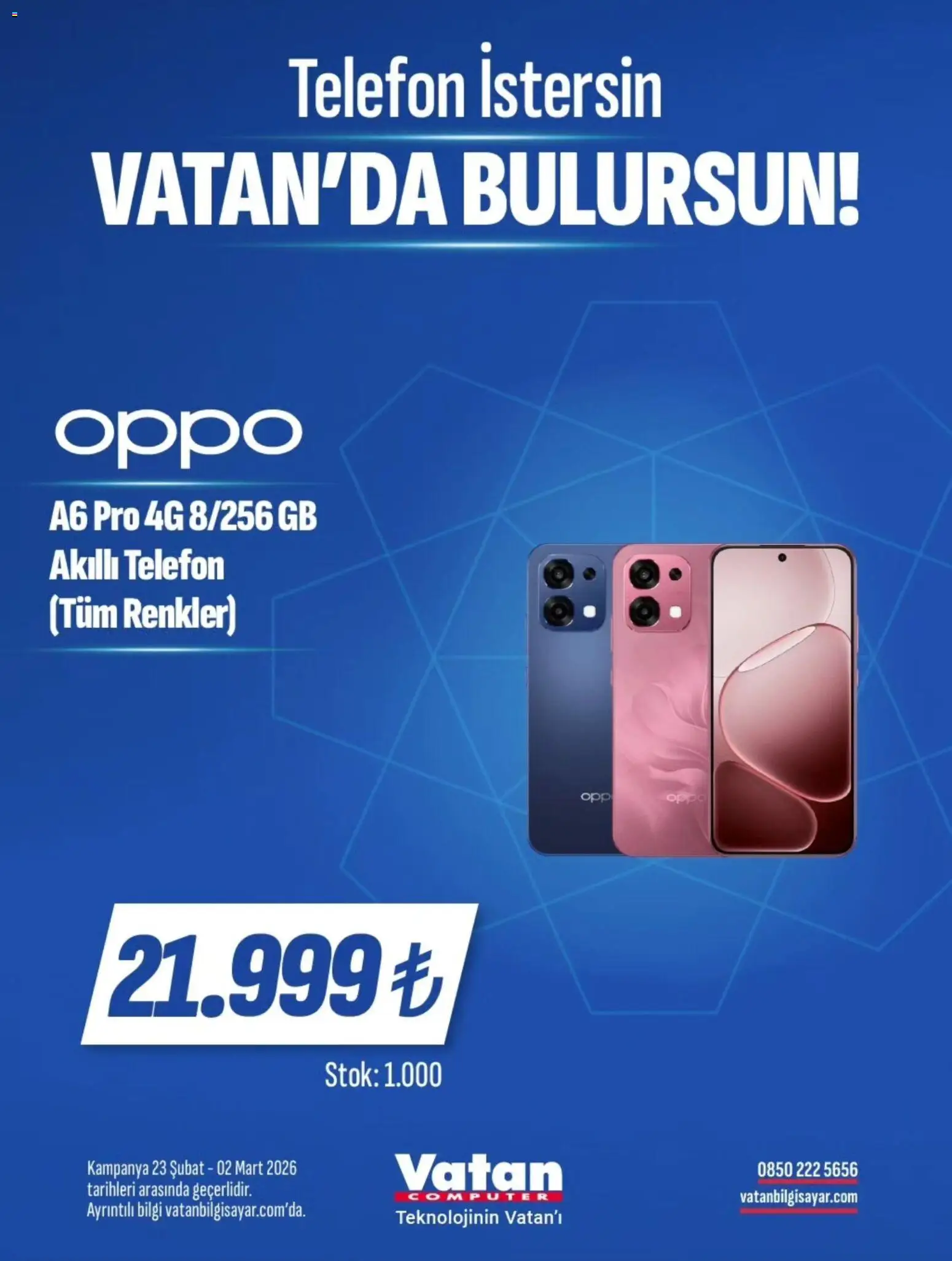 Vatan Bilgisayar İndirim - 23.02.2026 tarihinden itibaren geçerlidir | Sayfa: 2 | Ürünler: Telefon, Akıllı telefon