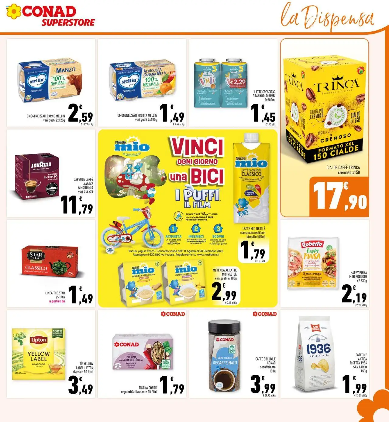 Volantino Conad del 10.09.2025 | Pagina: 17 | Prodotti: Pizza, Tè, Manzo, Frutta