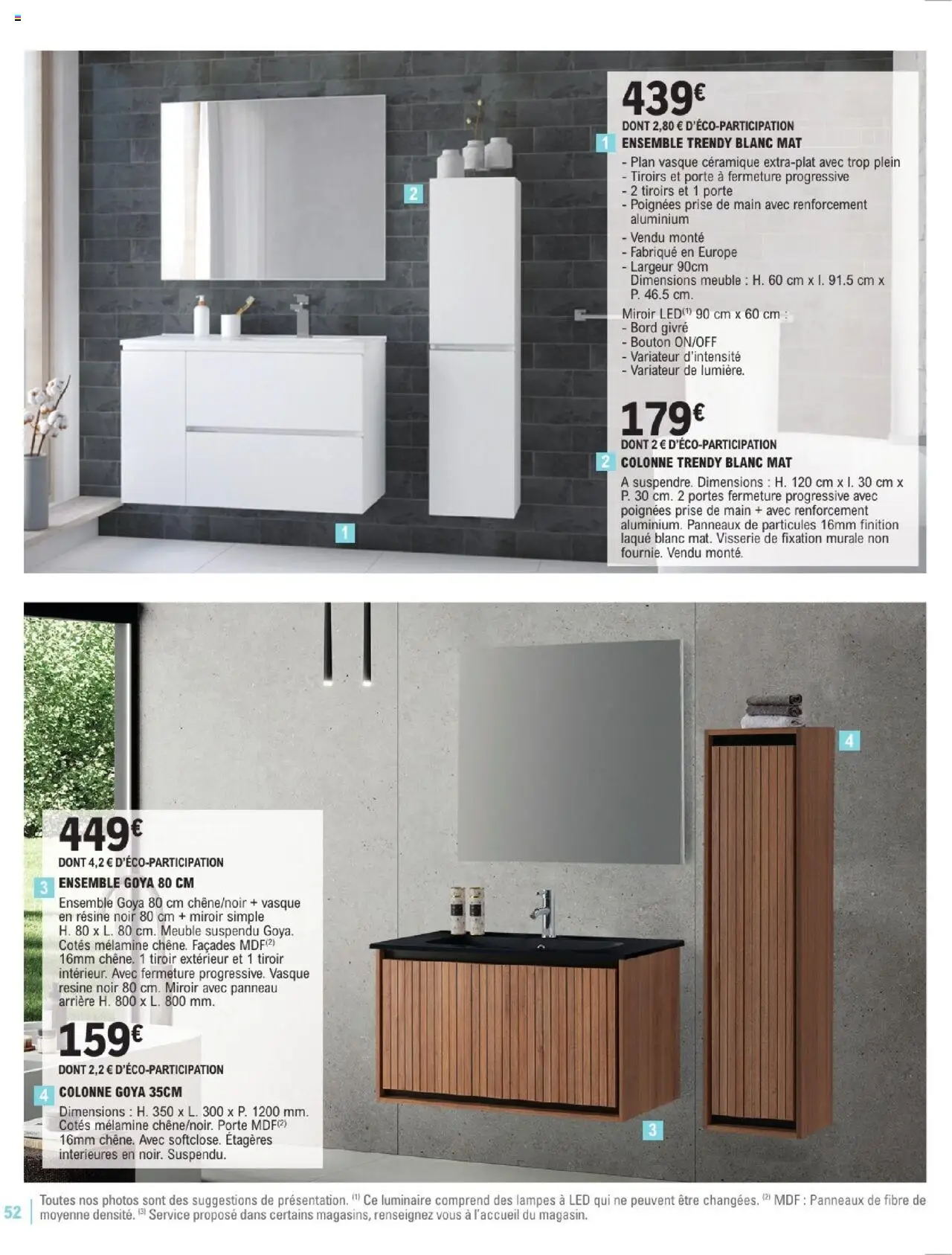  | Page: 52 | Produits: Meuble, Poignées, Portes, Miroir
