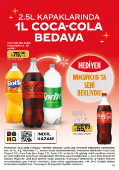 12.02.2026 tarihinden itibaren geçerli olan Migros kataloğu önizlemesi | Sayfa: 61 | Ürünler: Telefon, Fanta, Sprite