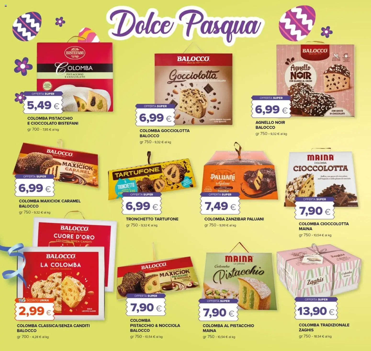 Volantino Oasi del 26.03.2026 | Pagina: 2 | Prodotti: Cioccolato, Tè, Nocciole, Agnello