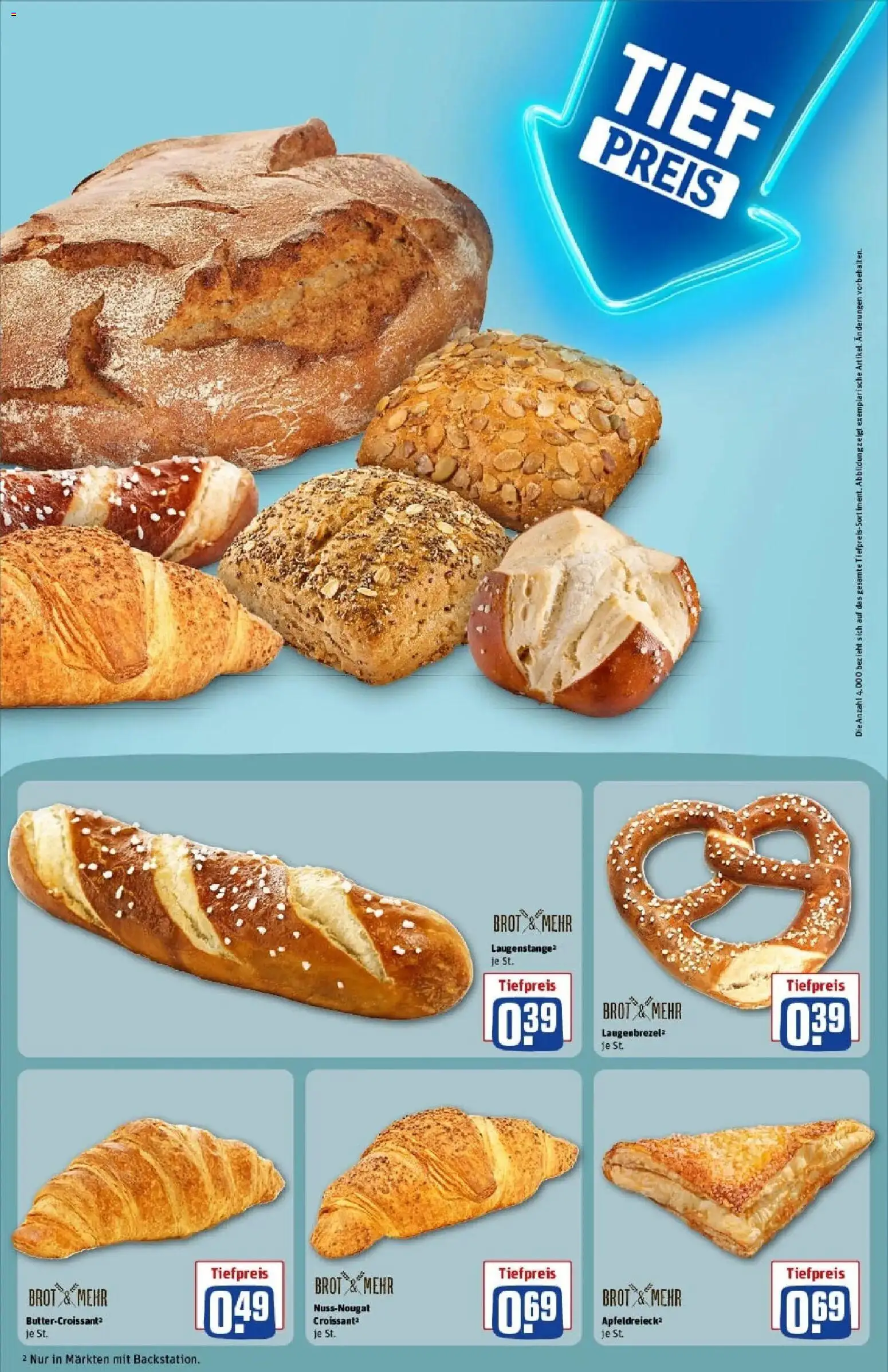 Rewe prospekt Elsterwerda	 – gültig ab 02.02.2026 | Seite: 15 | Produkte: Croissant, Brot