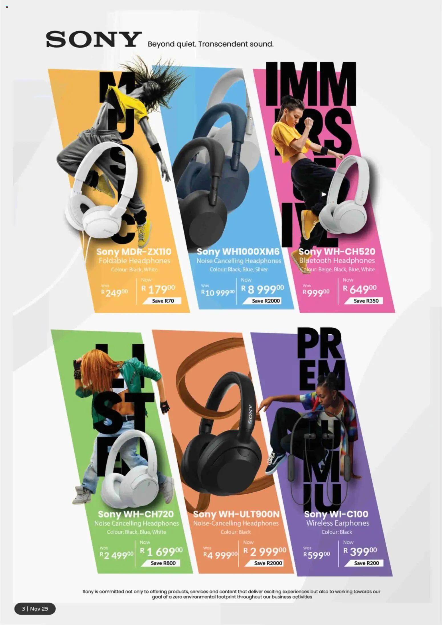 New Computer Mania catalogue – valid from 01.11.2025 | Page: 4 | Products: Earphones, Headphones
