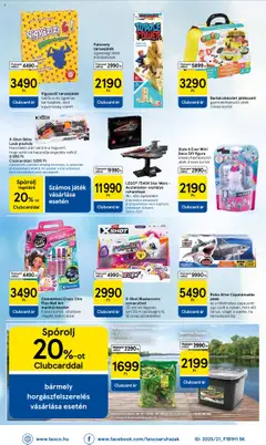 Tesco akciós ujság - amely érvényes a következő dátumtól: 17.07.2025 | Oldal: 32 | Termékek: Játék, Ponty, Társasjáték