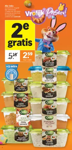 kip curry poulet curry, Délio kip curry poulet curry - Voorbeeld van een folder van Albert Heijn, geldig van 30.03.2026 | Pagina: 6