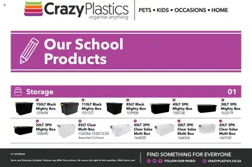 Preview of Crazy Plastics specials valid from 01.04.2024