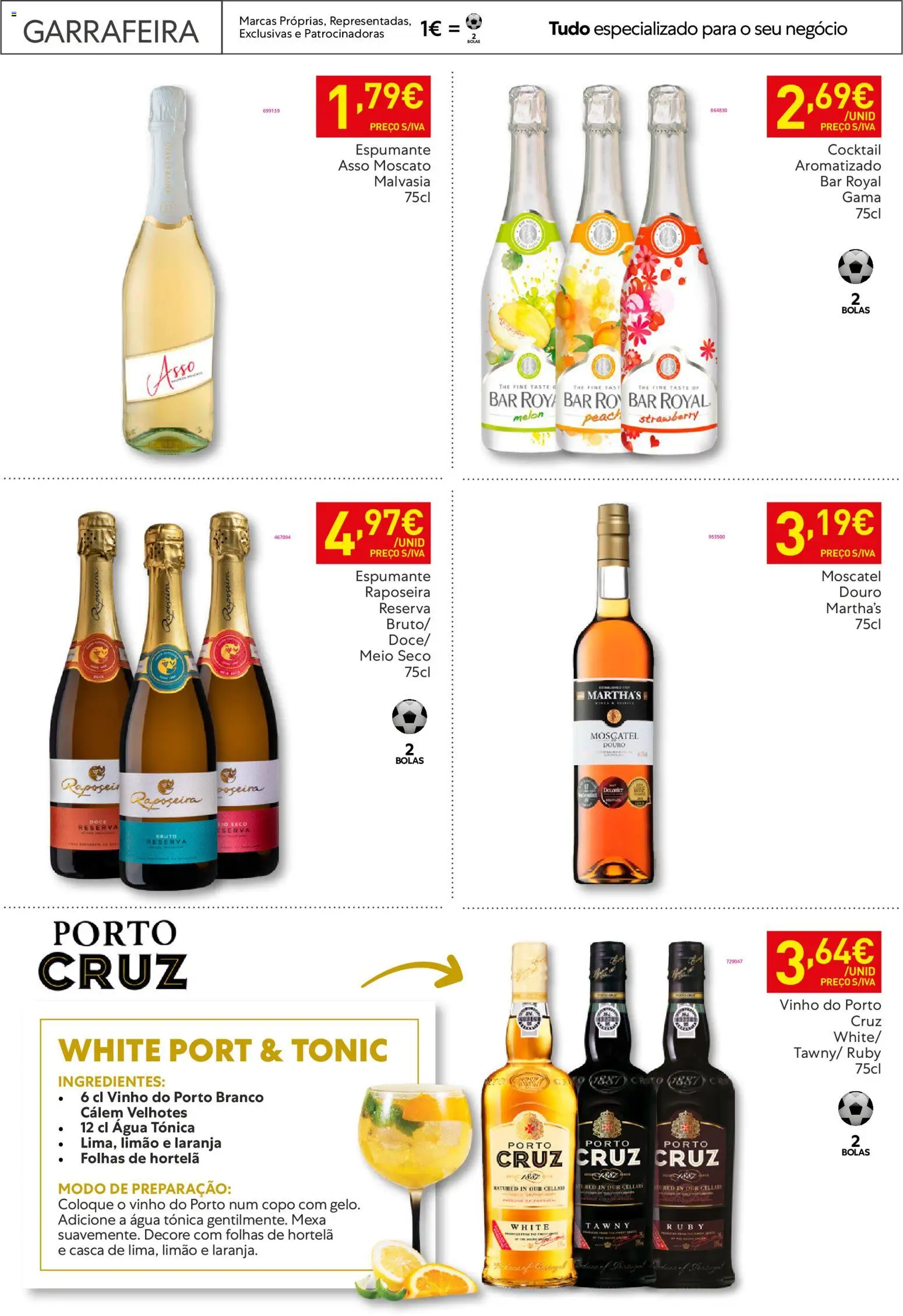 Recheio Horeca │ válido de 03.03.2026 | Página: 31 | Produtos: Agua, Espumante, Hortelã, Vinho