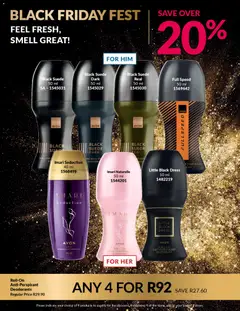 Avon specials catalogue – valid from 25.11.2025 | Page: 16 | Products: Dress, Basket, Deodorant, Antiperspirant