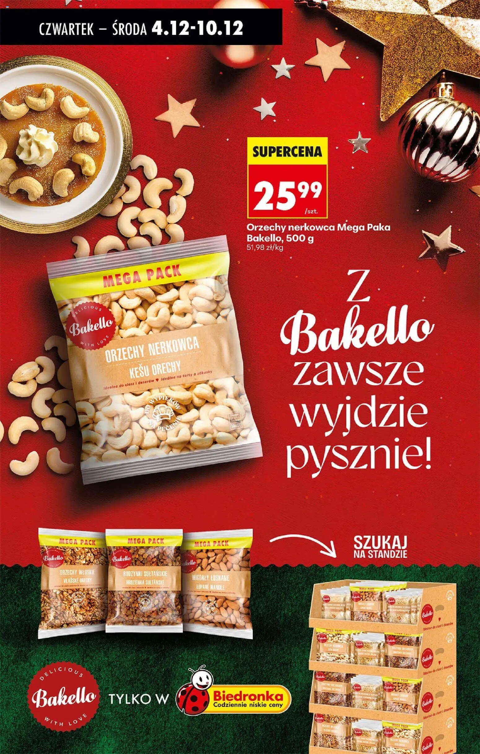 Biedronka gazetka - Oferta w tym tygodniu od 04.12.2025 | Strona: 61 | Produkty: Orzechy włoskie, Orzechy, Rodzynki