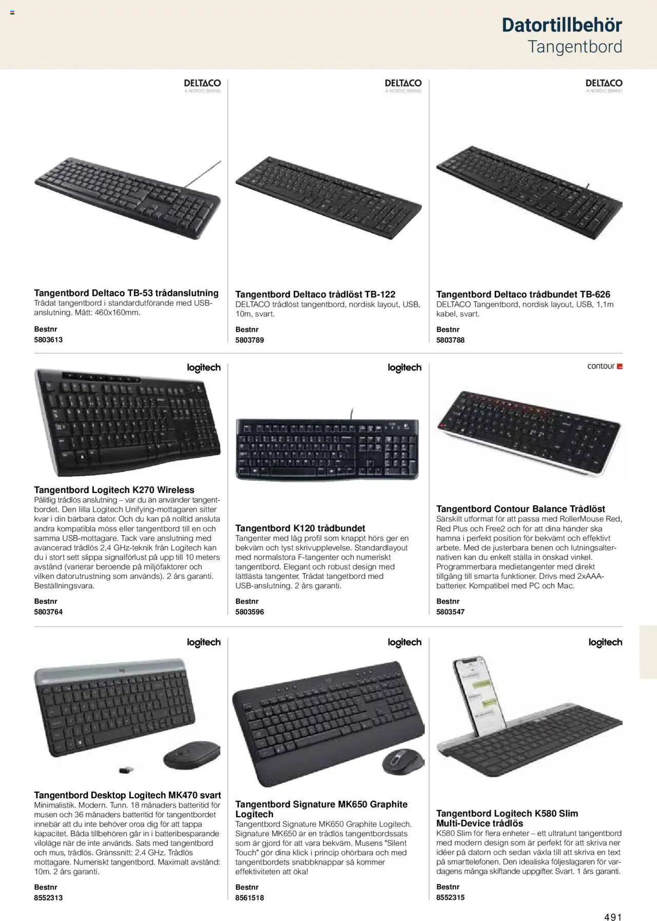 Office Depot reklamblad aktuell från 15.02.2024 | Sida: 493 | Produkter: PC, Tangentbord, USB