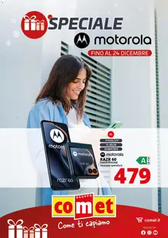 Anteprima del volantino Comet Motorola catalogo valido a partire dal 19.12.2025