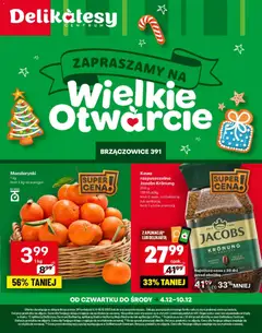 Pogląd oferty "Delikatesy Centrum Gazetka - Brzączowice Otwarcie" - ważna od 04.12.2025