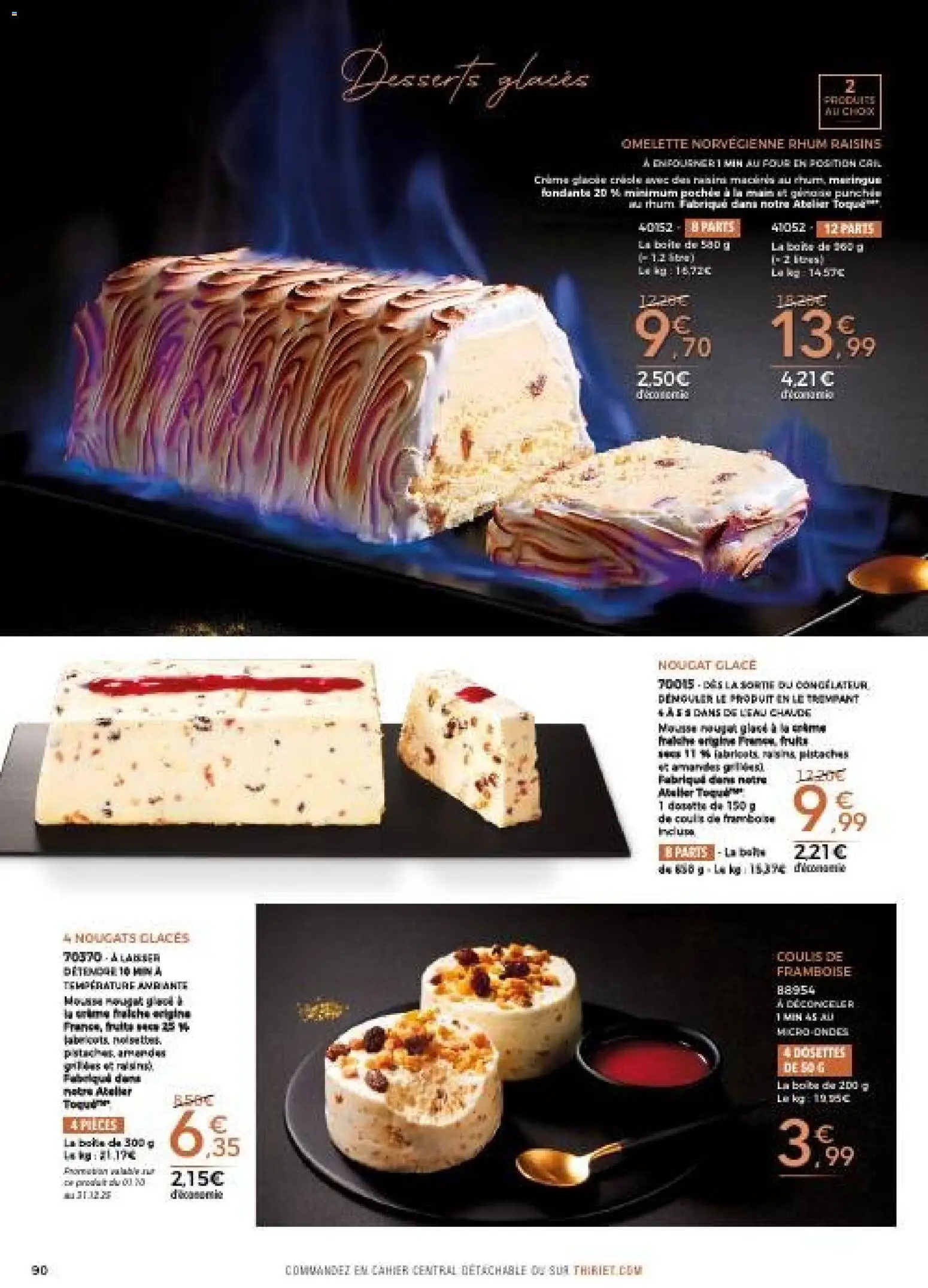 {H1} | Page: 90 | Produits: Congélateur, Four, Nougat, Pistaches