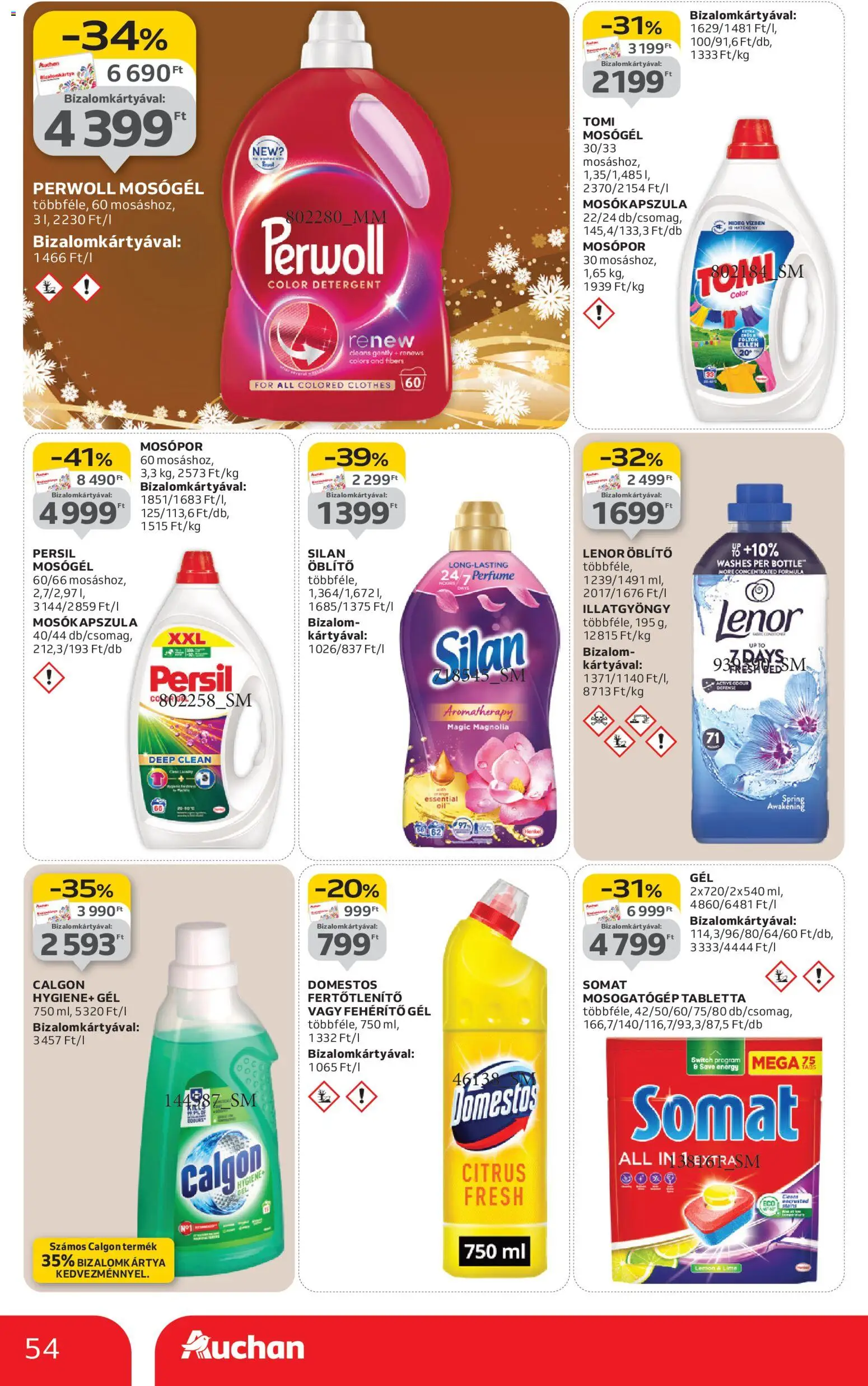 Auchan akciós ujság - amely érvényes a következő dátumtól: 04.12.2025 | Oldal: 54