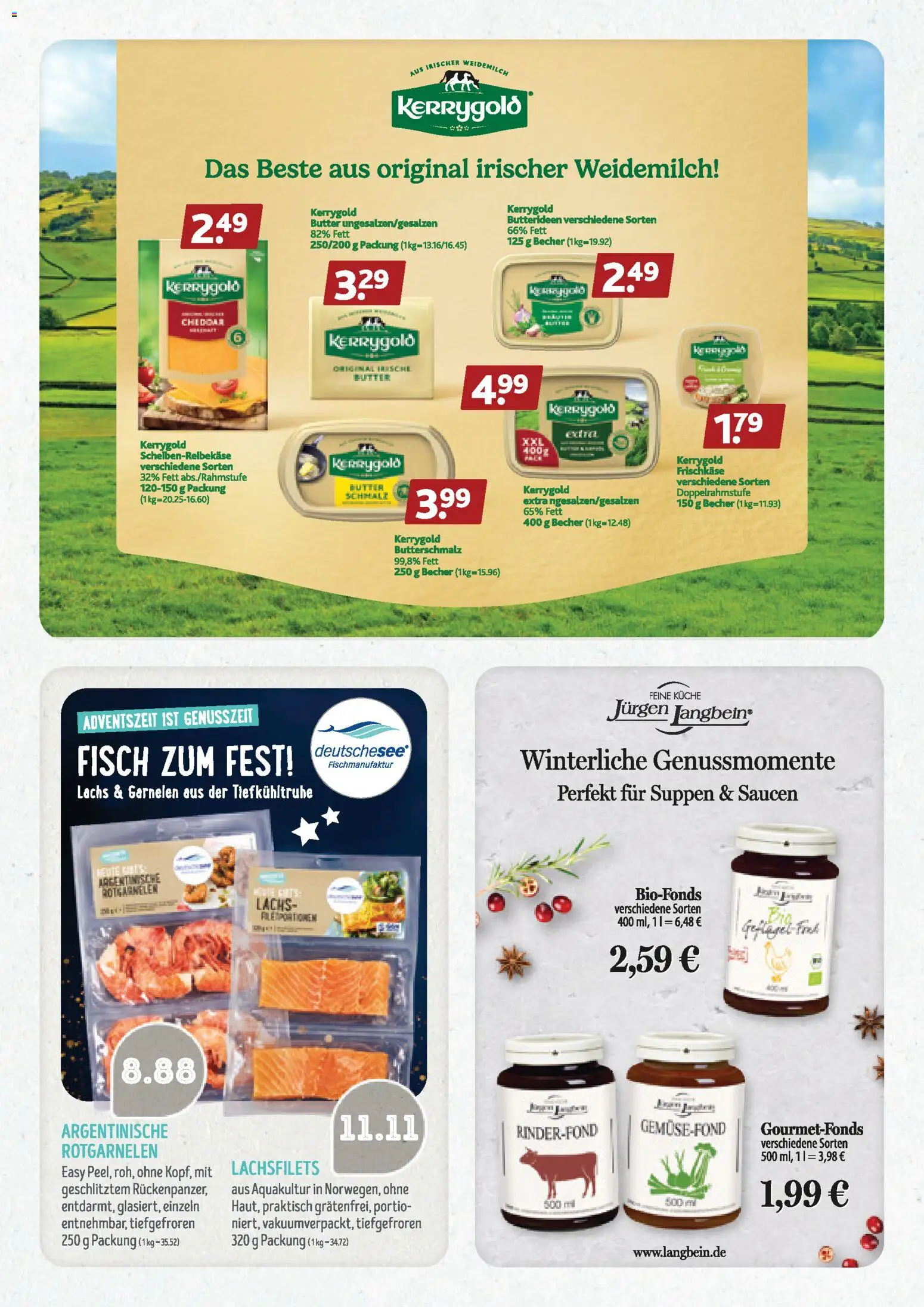 Edeka Struve Prospekt 	 – gültig ab 08.12.2025 | Seite: 14 | Produkte: Butter, Fisch, Lachs, Kerrygold butter