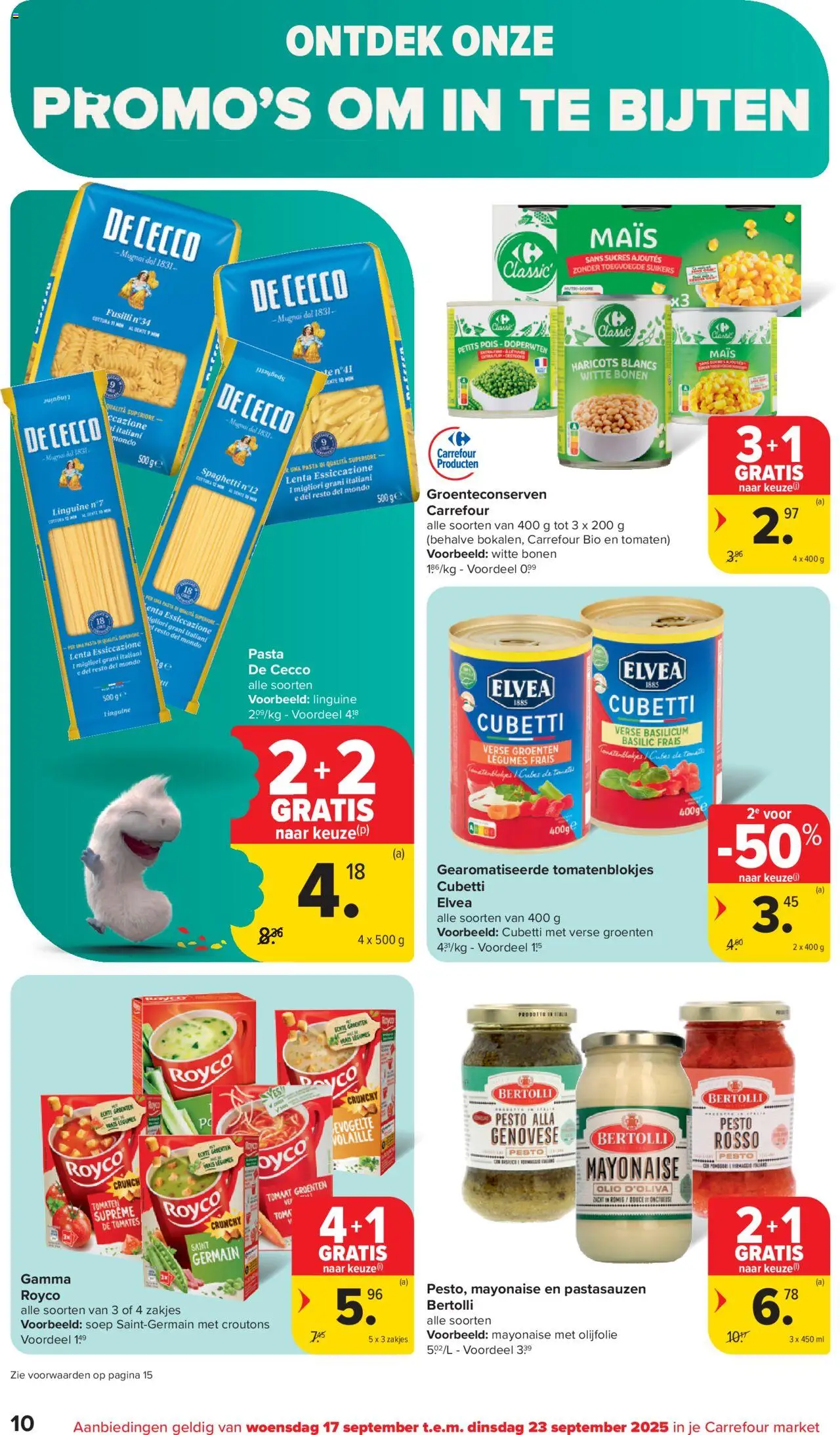  | Pagina: 10 | Producten: Tomaten, Pasta, Maïs, Keksajt