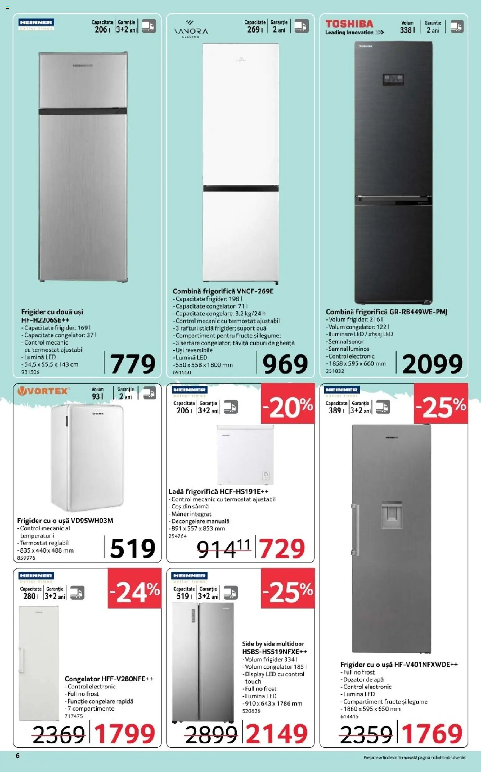 Noul catalog Selgros – valabil de la 20.03.2026 | Pagină: 6 | Produse: Congelator, Babak, Ouă, Fructe