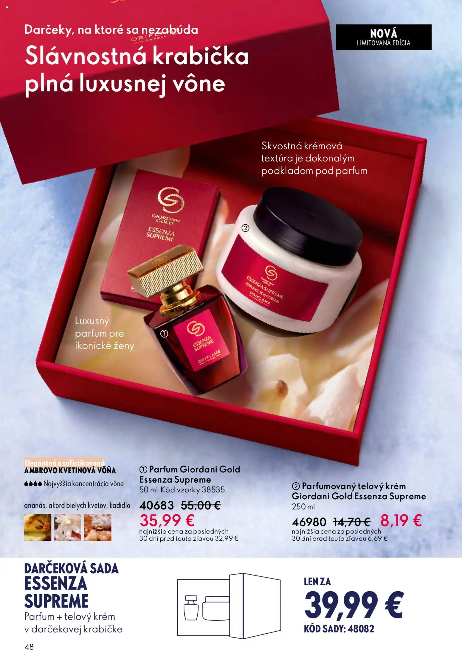 Nové Oriflame akcie – leták je platný od 03.12.2025 | Strana: 48 | Produkty: Telový krém, Krém