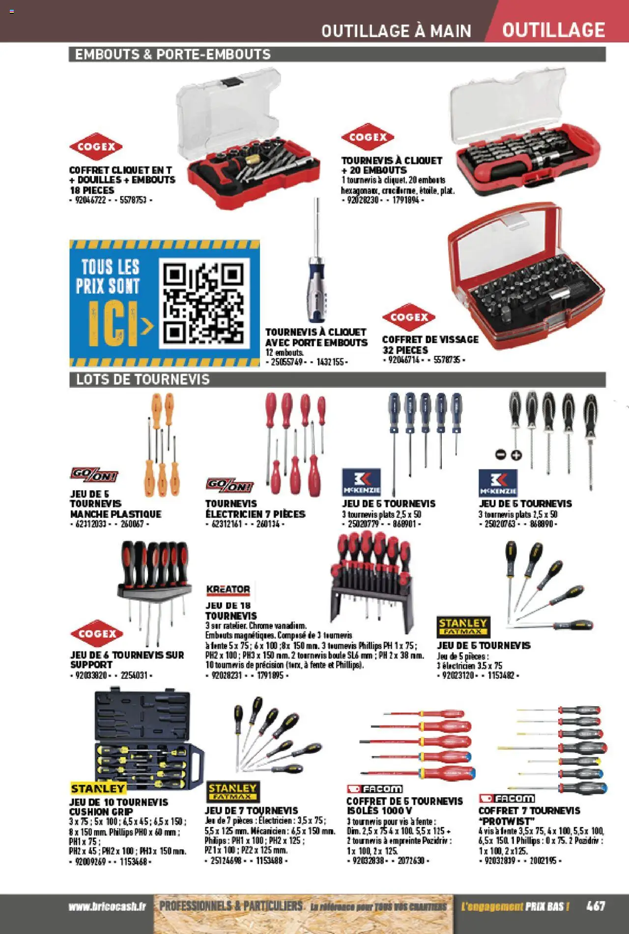 {H1} | Page: 467 | Produits: Tournevis, Porte