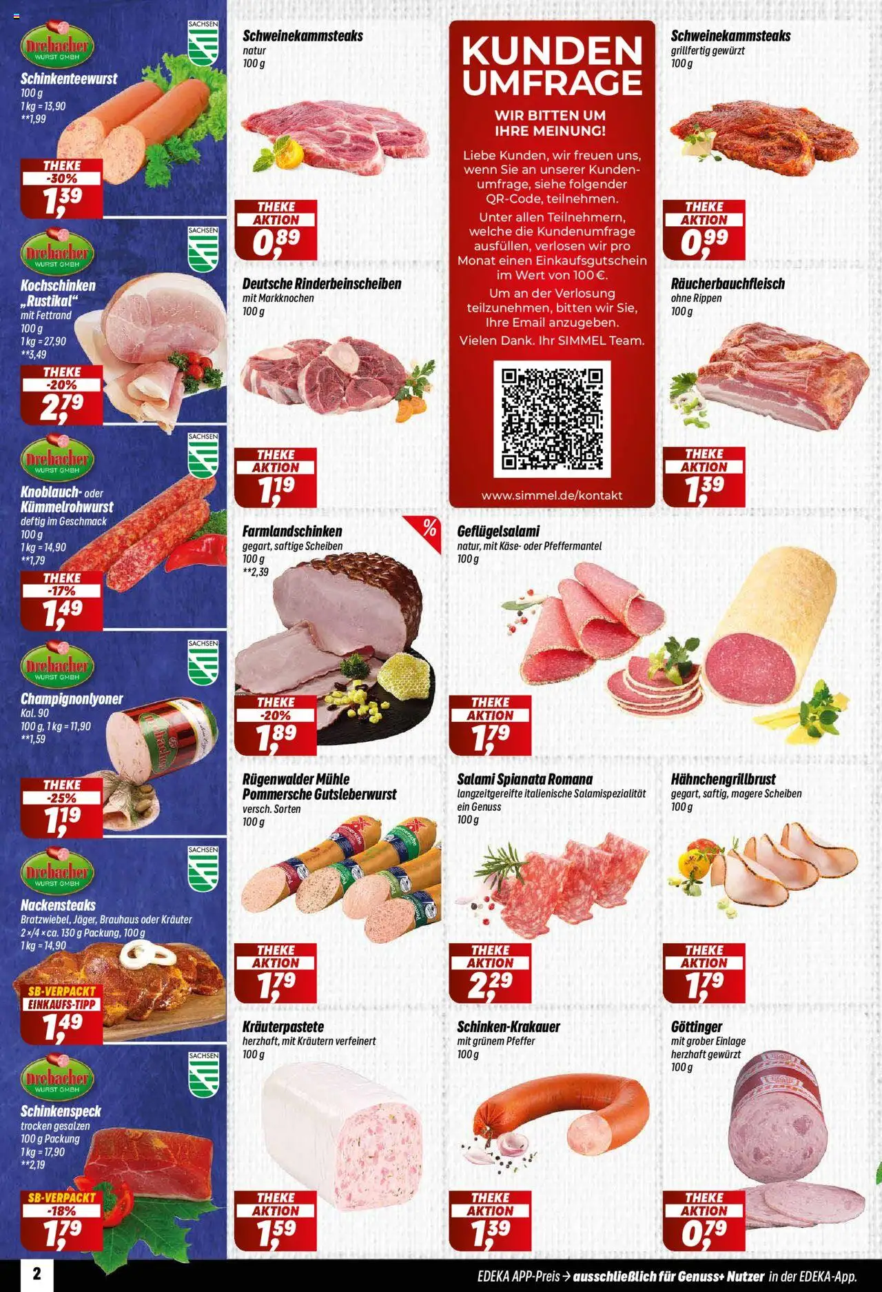 Simmel Prospekt 	 – gültig ab 22.09.2025 | Seite: 2 | Produkte: Mühle, Käse, Theke, Knoblauch
