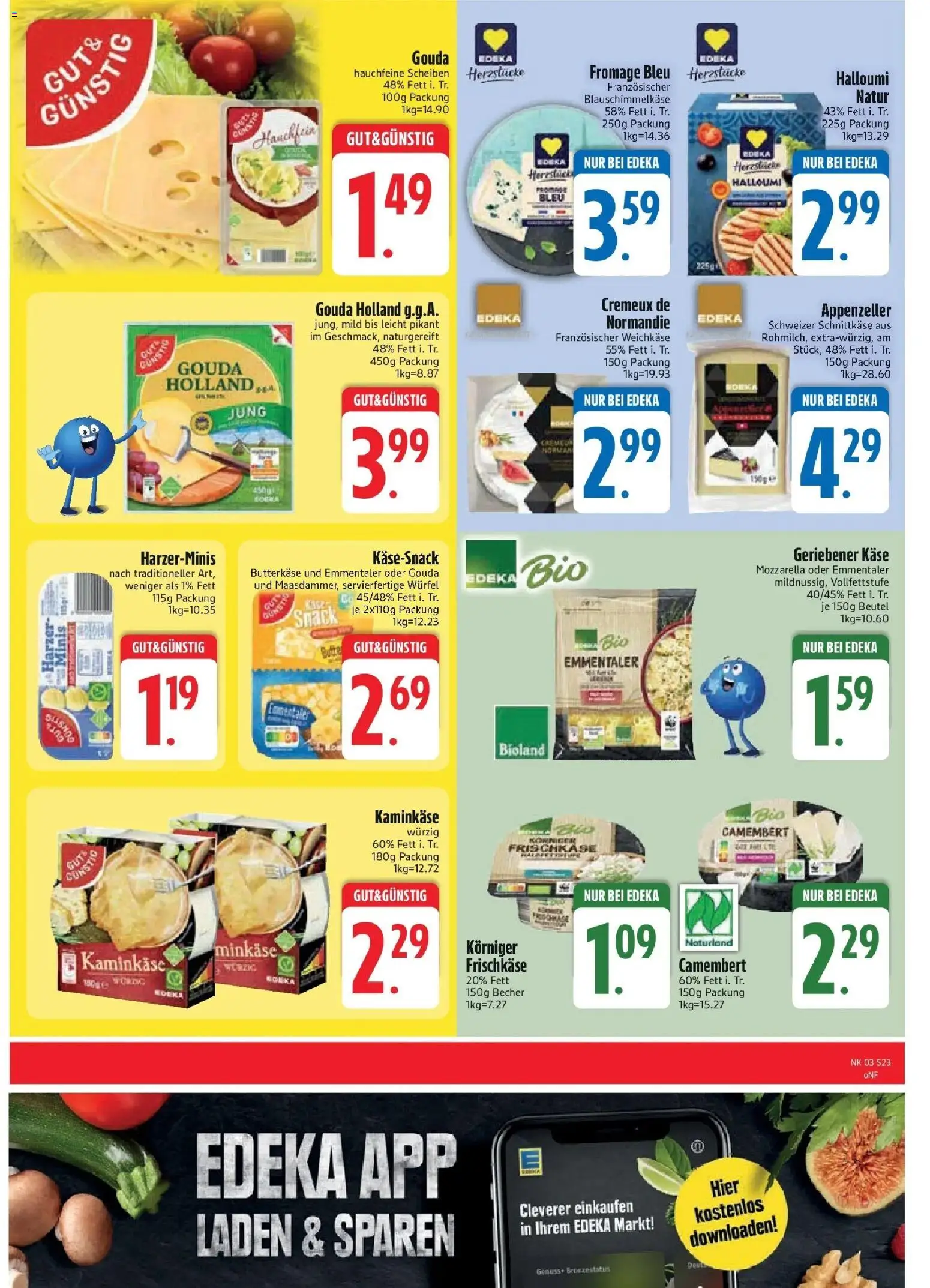 Edeka prospekt Inning/Ammersee	 – gültig ab 11.01.2026 | Seite: 25 | Produkte: Käse, Mozzarella, Gouda, Frischkase