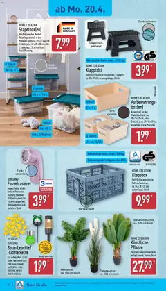 Aldi Prospekt 	 ab 20.04.2026 gültig | Seite: 16 | Produkte: Box, Home creation