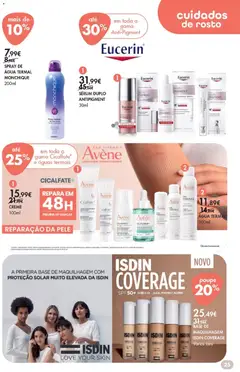 Pré-visualização BASE DE MAQUILHAGEM ISDIN COVERAGE, Base de maquilhagem ISDIN Coverage, vários tons válido de 07.04.2026 | Página: 25 | Produtos: Agua, Água termal, Maquilhagem, Base