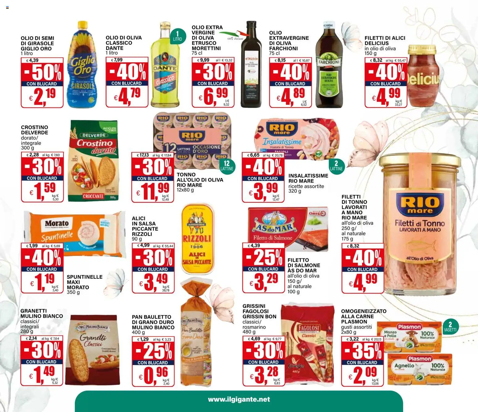 Volantino Il Gigante del 26.03.2026 | Pagina: 15 | Prodotti: Rosmarino, Olio, Agnello, Alici
