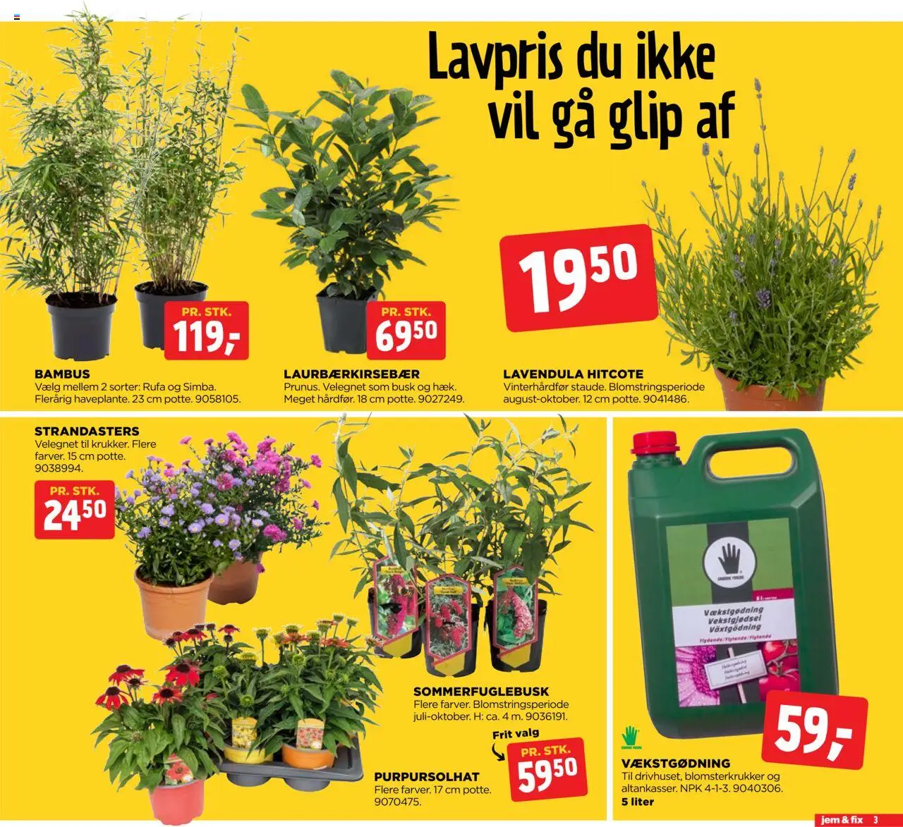 Jem & fix Tilbudsavis gyldig fra 10.08.2025 | Side: 3 | Produkter: Søm