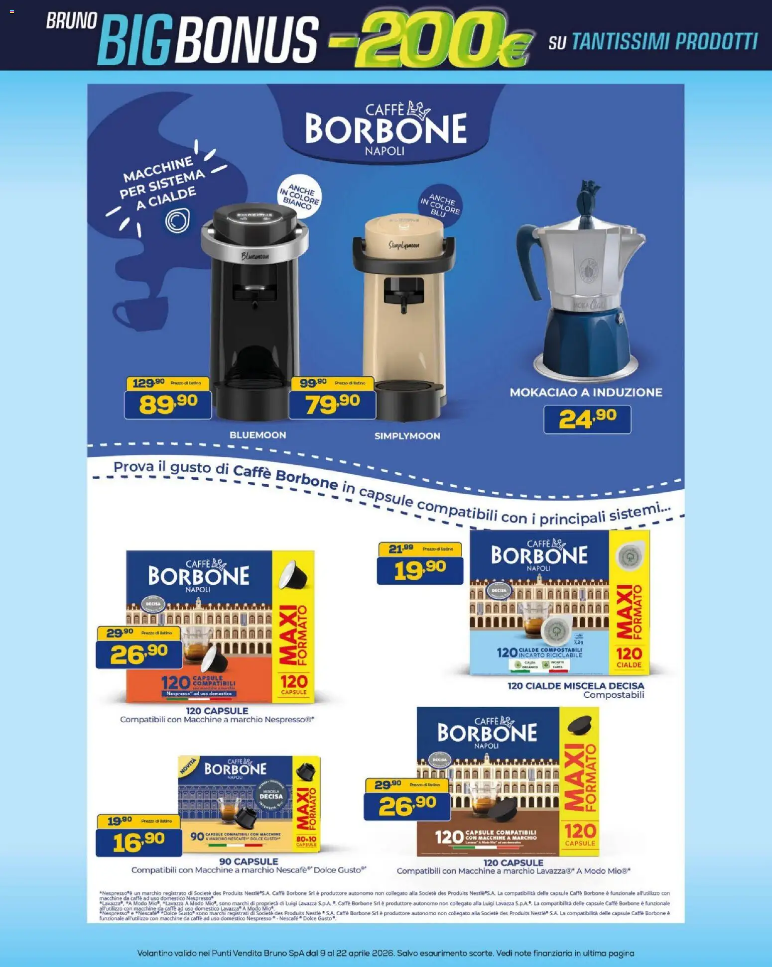 Volantino BRUNO del 09.04.2026 | Pagina: 37 | Prodotti: Caffè, Lavazza