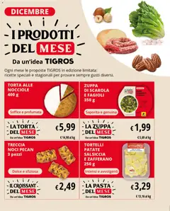 Anteprima del volantino Volantino Tigros	 valido a partire dal 26.11.2025 | Pagina: 10 | Prodotti: Pasta, Noci, Nocciole, Tortelli