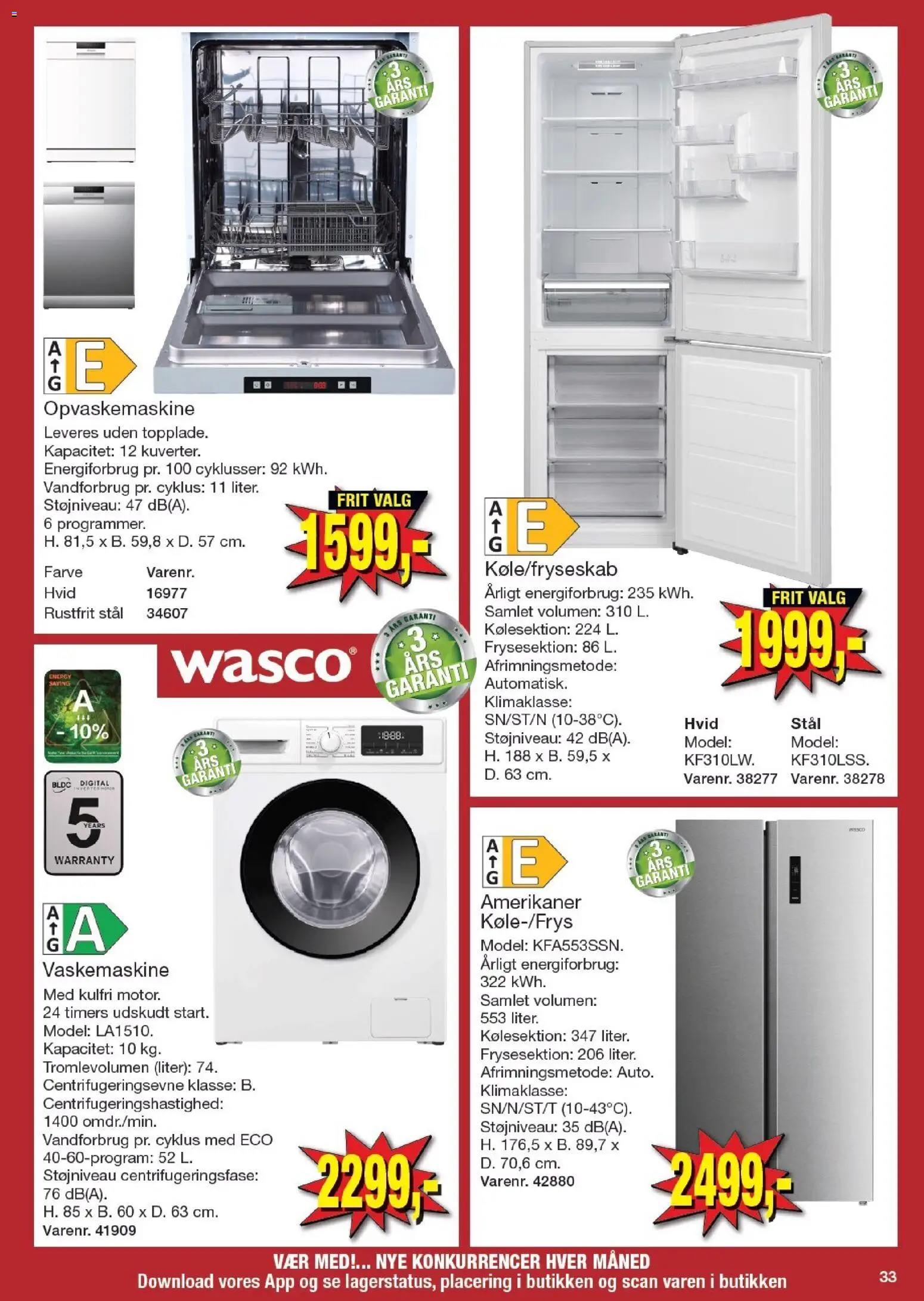 Harald Nyborg tilbudsavis – gyldig fra 13.11.2025 | Side: 35 | Produkter: Vaskemaskine, Opvaskemaskine