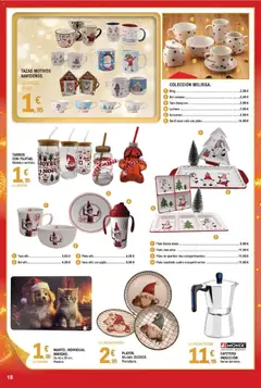 Vista previa E.Leclerc folleto válido desde el 03.12.2025 | Página: 18 | Productos: Mantel, Café, Cereales, Cafetera