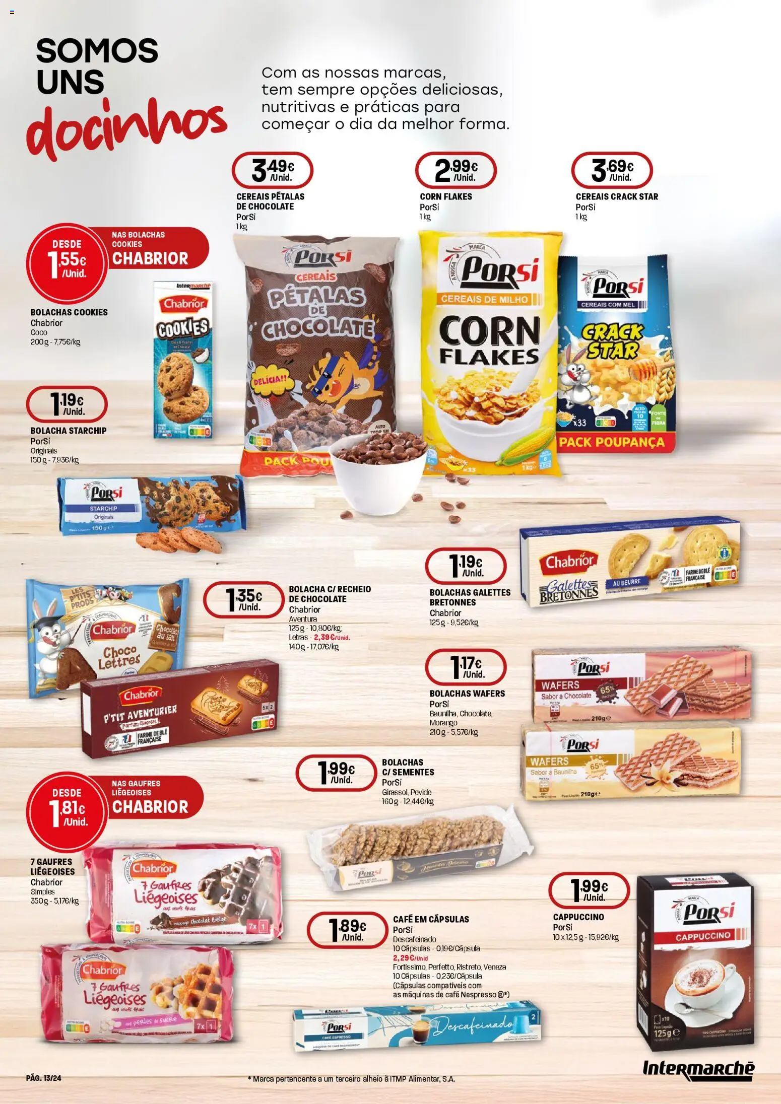 Intermarché folheto │ válido de 06.11.2025 | Página: 13 | Produtos: Nespresso, Café, Chocolate, Mel