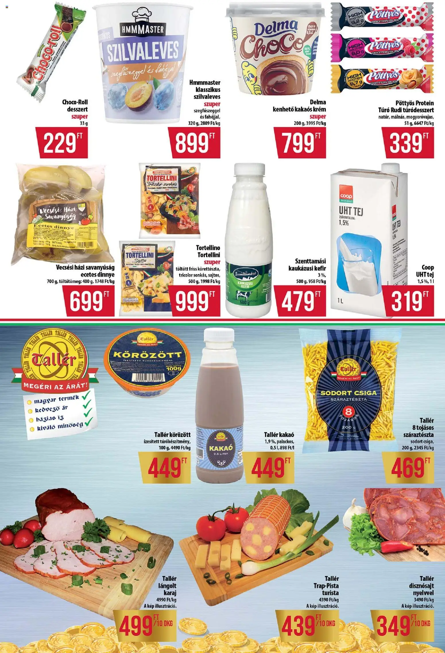 COOP Szolnok akciós ujság - amely érvényes a következő dátumtól: 22.01.2026 | Oldal: 2 | Termékek: Kefir, Tej, Tortellini, Túró