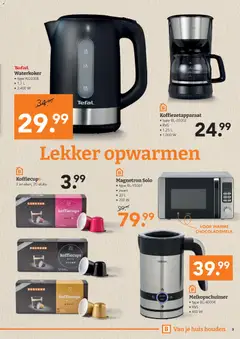 Blokker - Folder - Voorbeeld van een folder van Blokker, geldig van 02.02.2026 | Pagina: 3 | Producten: Melkopschuimer, Waterkoker, Koffiezetapparaat, Parasztsonka