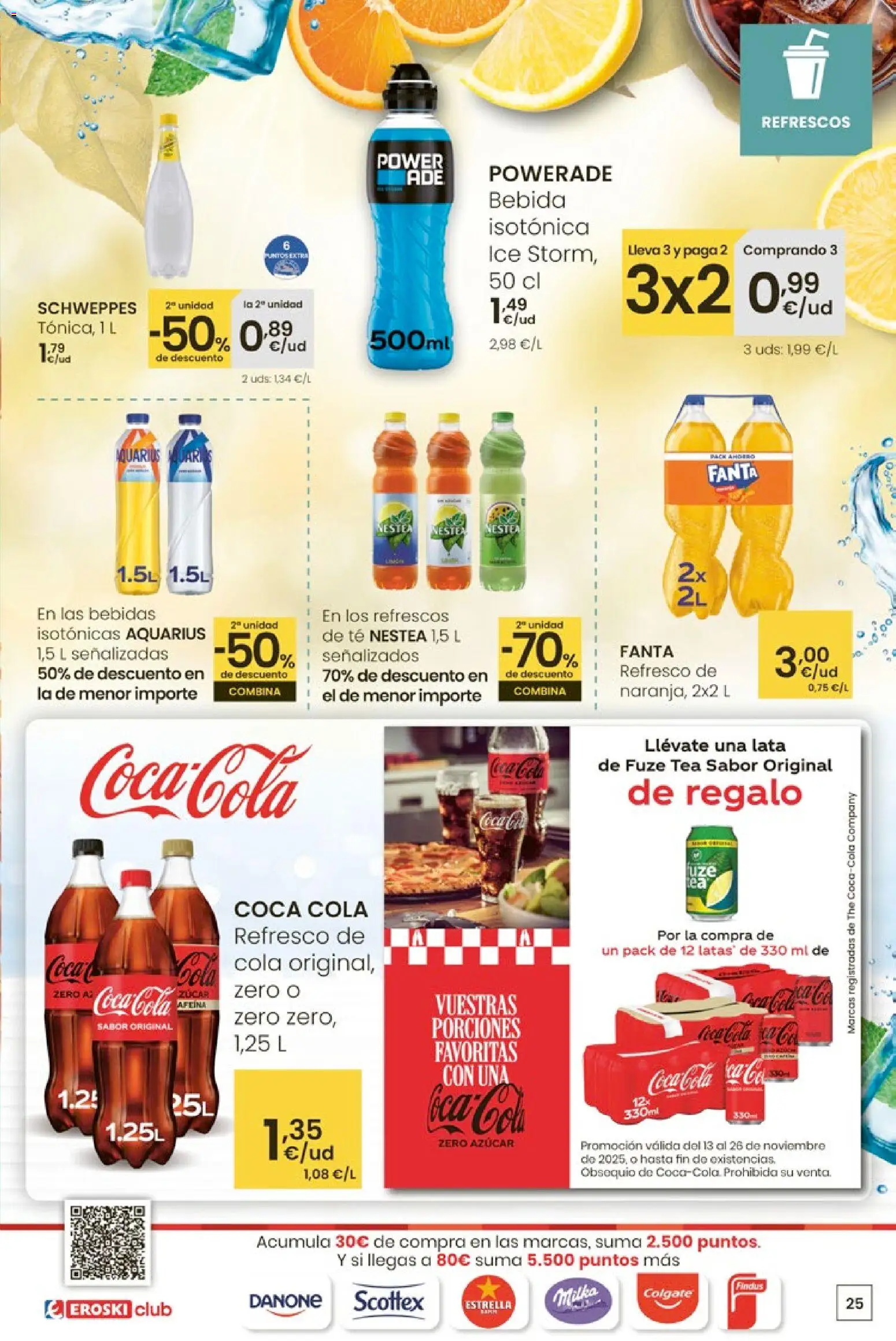 Eroski - Adelántate a la Navidad │ válido desde el 13.11.2025 | Página: 25 | Productos: Σφουγγαρίστρα, Té