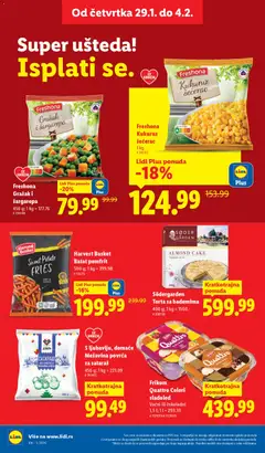 Freshona Grašak i šargarepa, Grašak i šargarepa, 450 g - pregled Lidl kataloga - važi od 29.01.2026 | Strana: 20