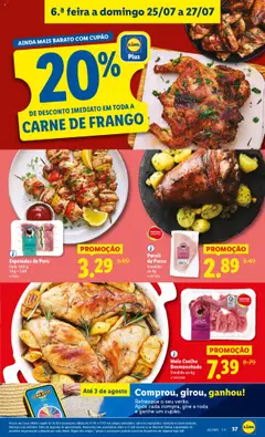 Lidl folheto │ válido de 21.07.2025 | Página: 37 | Produtos: Frango, Pernil, Carne de frango, Coelho