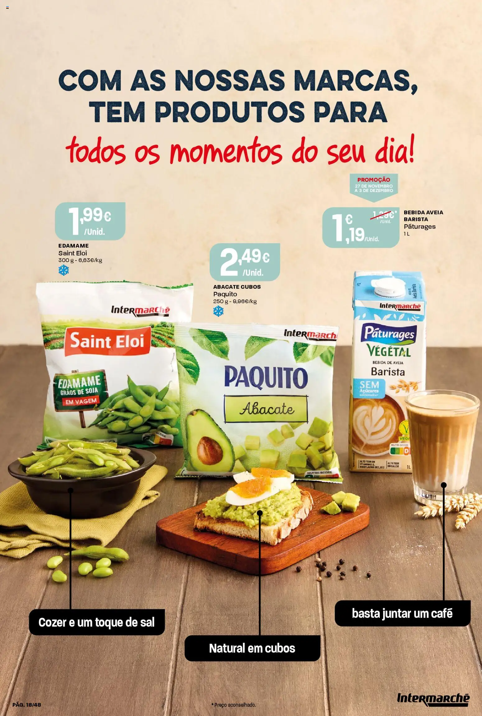 Intermarché - Black Friday │ válido de 27.11.2025 | Página: 18 | Produtos: Sal, Café, Abacate, Bebida