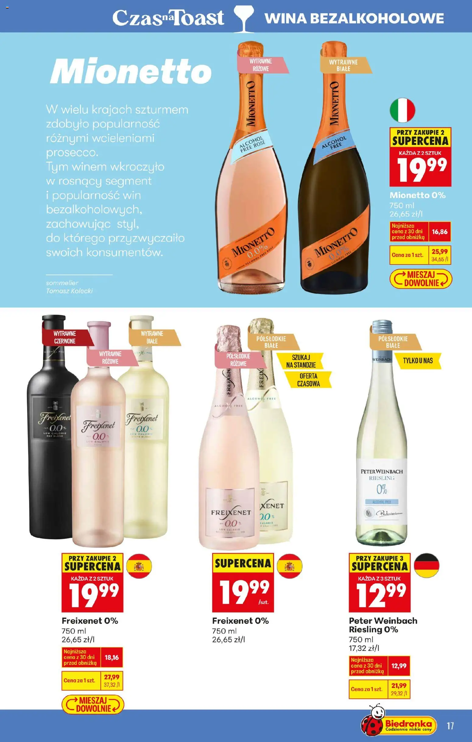 Biedronka gazetka - Czas na toast od 09.02.2026 | Strona: 21